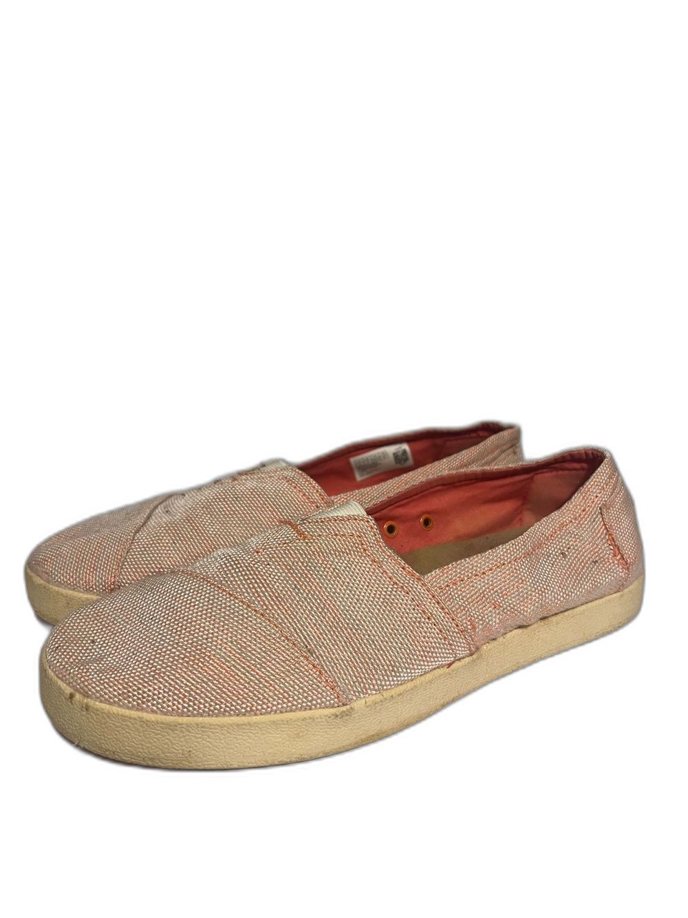 Tom’s Casual Pink Slip-On Canvas Sneakers